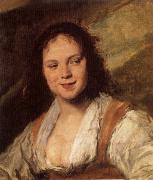Frans Hals Gypsy Girl Spain oil painting artist